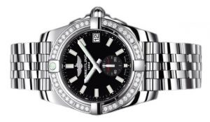 The 37 mm copy Breitling Galactic A3733053 watches are designed for women.