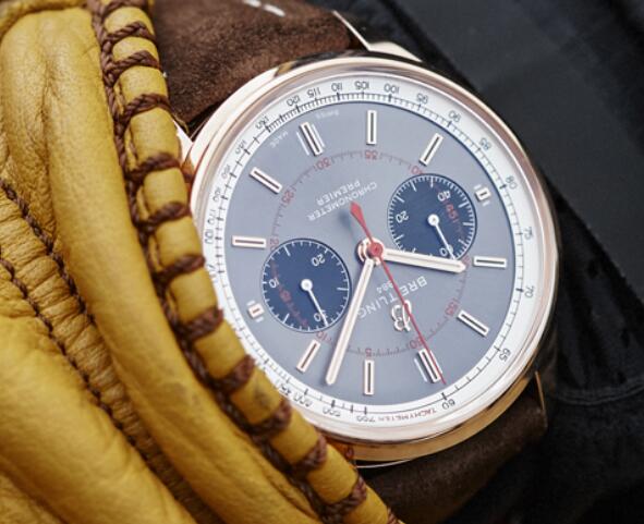 The elements on the dial sport a distinctive look of retro style.