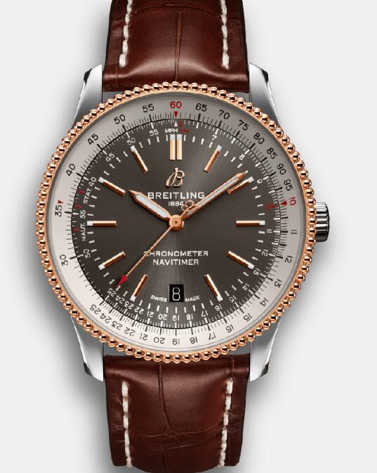 The beads bezel makes this Breitling very recognizable.